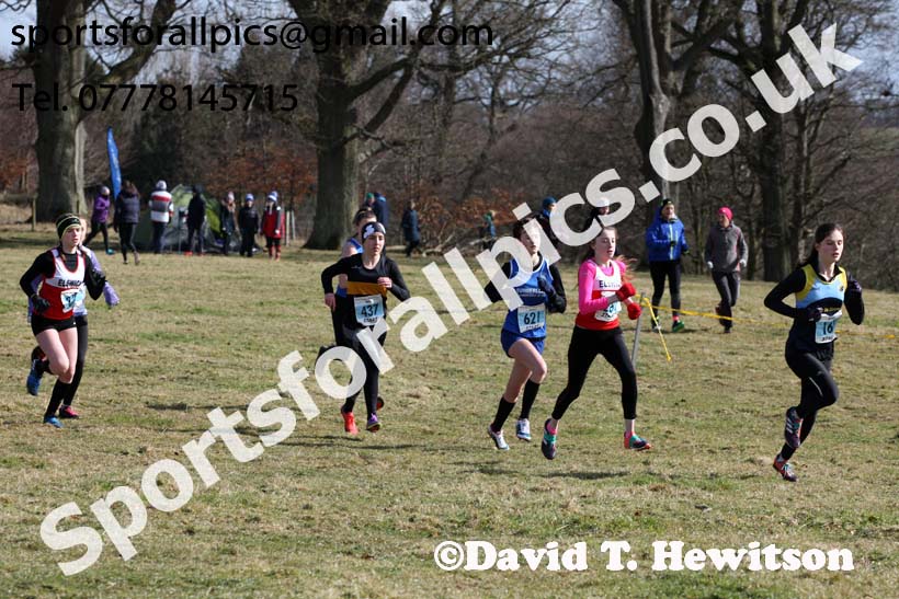 Girls under-15s Start Fitness NEHL, Alnwick. Photo: David T. Hewitson/Sports for All Pics